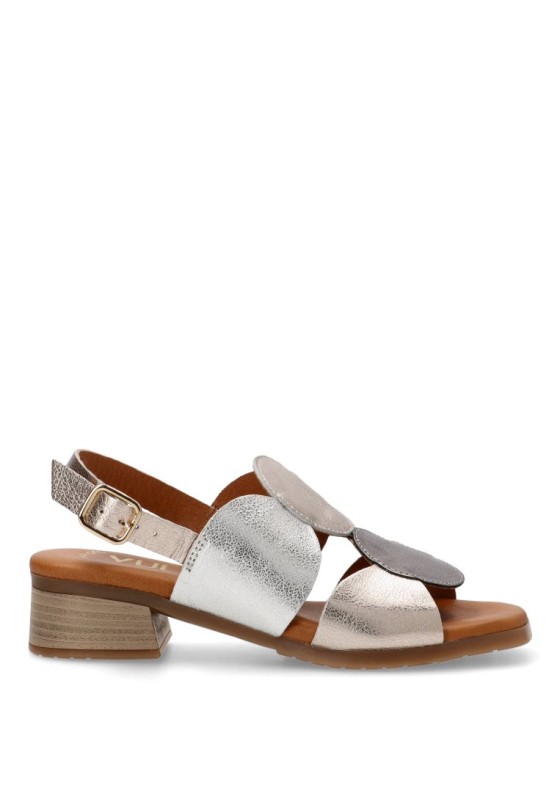 Sandalia mujer YULIA TK 2684 multi plata