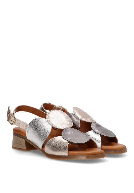 Sandalia mujer YULIA TK 2684 multi plata