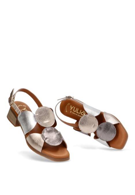 Sandalia mujer YULIA TK 2684 multi plata