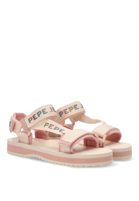 Chanclas sandalias playa mujer PEPE JEANS pgs70068 beige