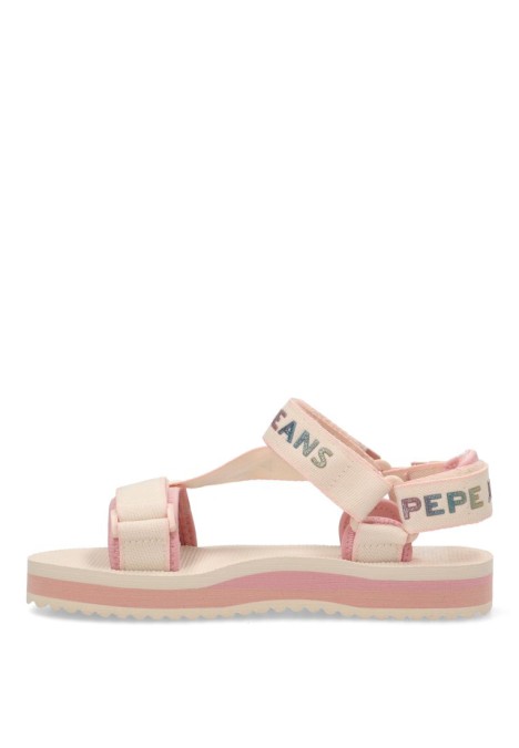 Chanclas sandalias playa mujer PEPE JEANS pgs70068 beige