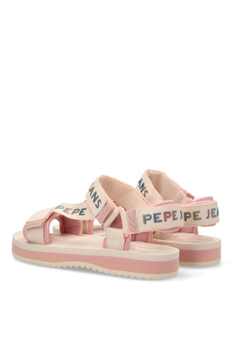 Chanclas sandalias playa mujer PEPE JEANS pgs70068 beige