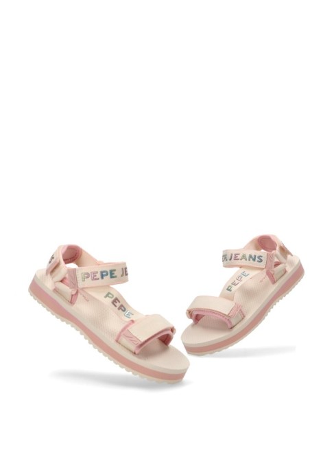 Chanclas sandalias playa mujer PEPE JEANS pgs70068 beige