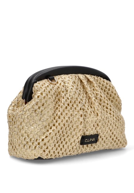 Bolso bandolera pequeña mujer Luna Collection mesquida negro