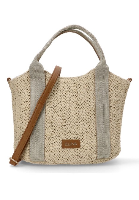 Bolso mujer Luna Collection varques beige