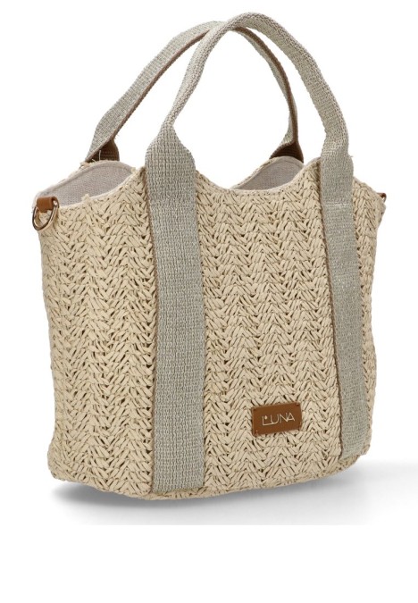 Bolso mujer Luna Collection varques beige