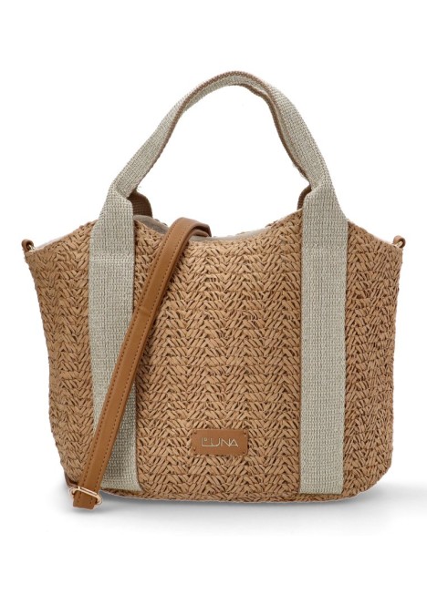 Bolso mujer Luna Collection varques natural