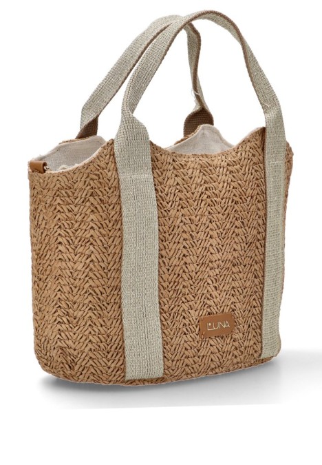 Bolso mujer Luna Collection varques natural