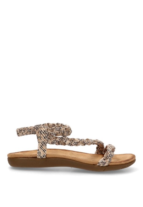 Sandalia mujer Luna Collection 60-1154 beige