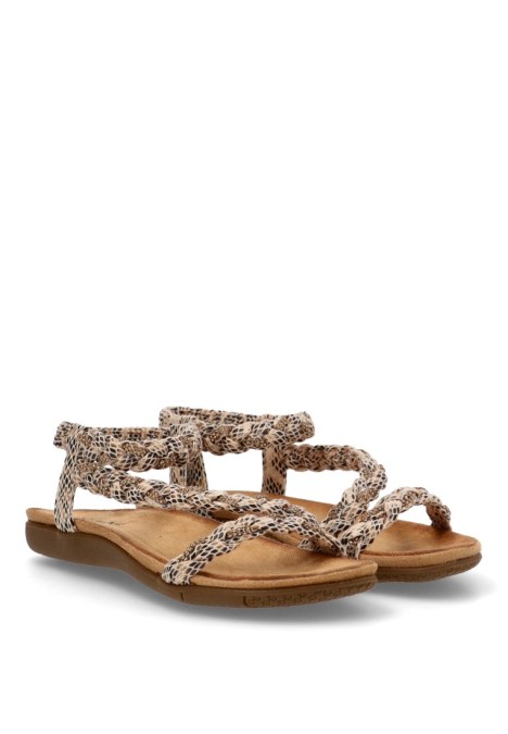 Sandalia mujer Luna Collection 60-1154 beige