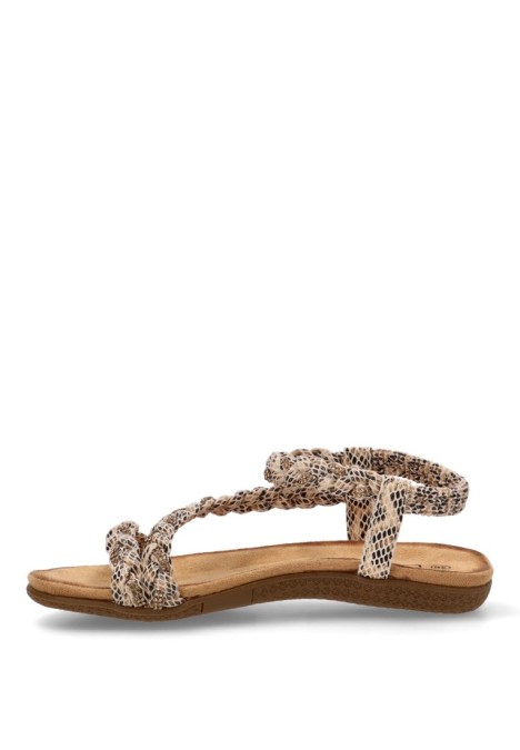 Sandalia mujer Luna Collection 60-1154 beige