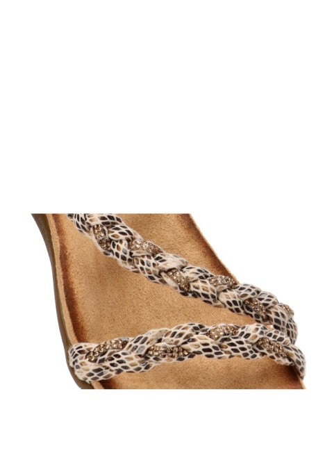 Sandalia mujer Luna Collection 60-1154 beige