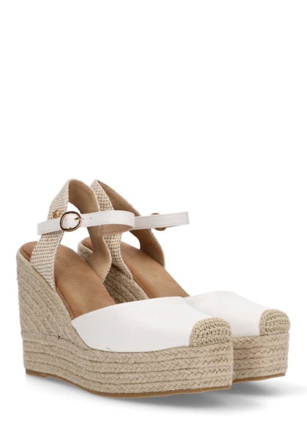 Alpargata mujer BUONAROTTI cf5072 blanco