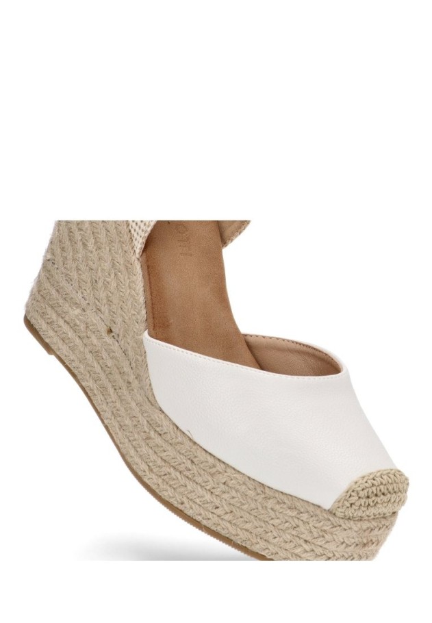 Alpargata mujer BUONAROTTI cf5072 blanco