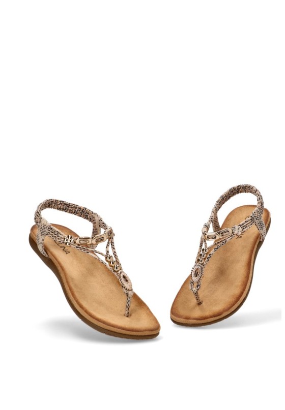Sandalia mujer Luna Collection 60-629 leopardo