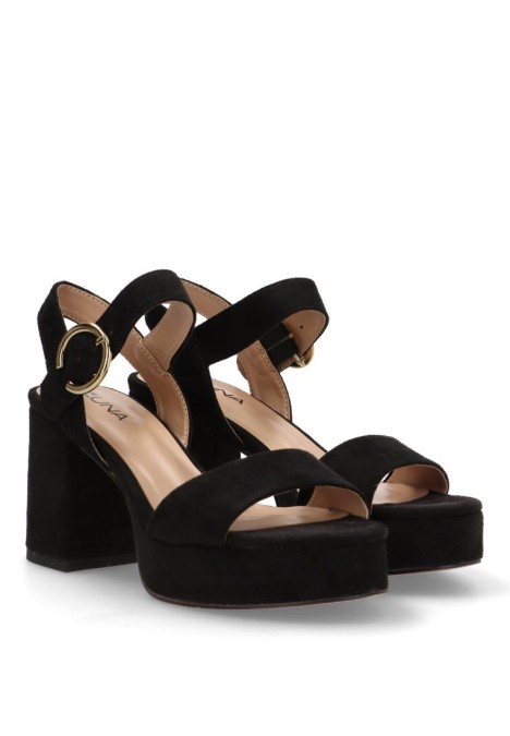 Sandalia mujer LUNA TREND m5360 negro