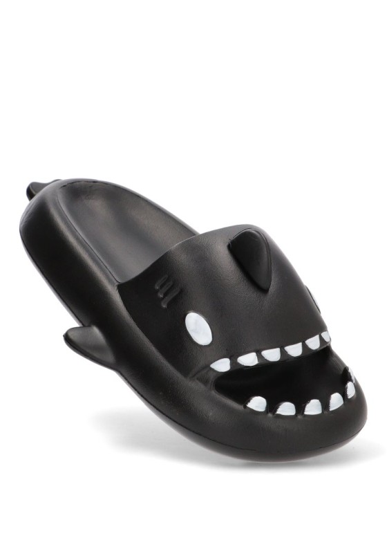 Chanclas tiburon negro