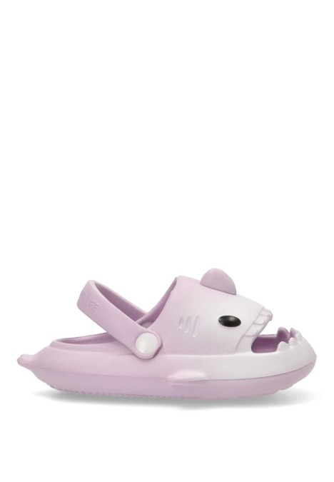 Chanclas tiburón niña lila
