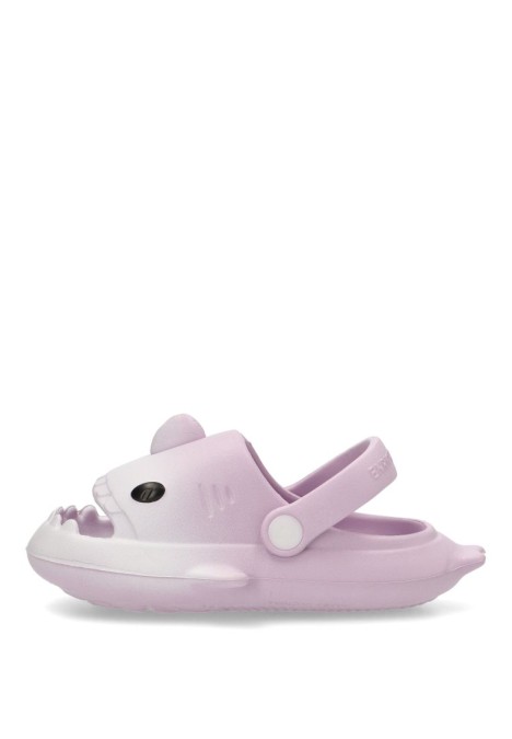 Chanclas tiburón niña lila