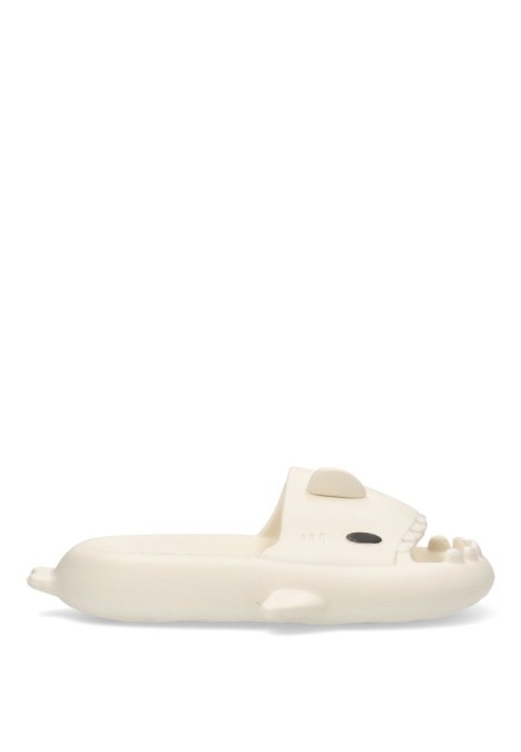 Chanclas tiburon hombre beige