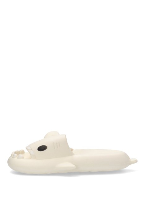 Chanclas tiburon hombre beige