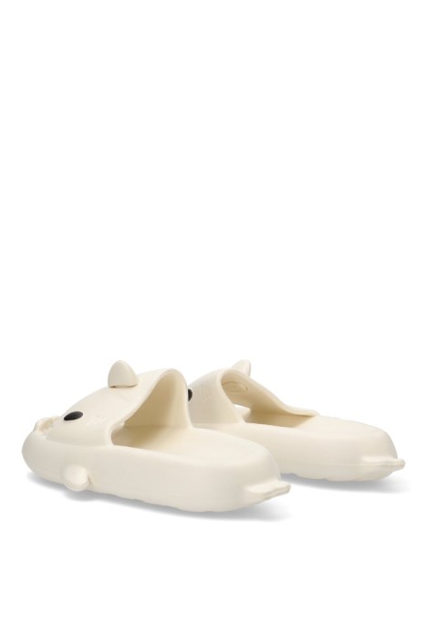Chanclas tiburon hombre beige
