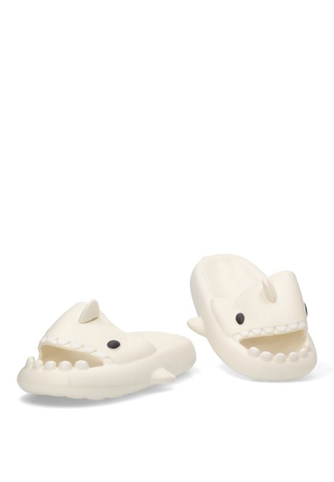 Chanclas tiburon hombre beige