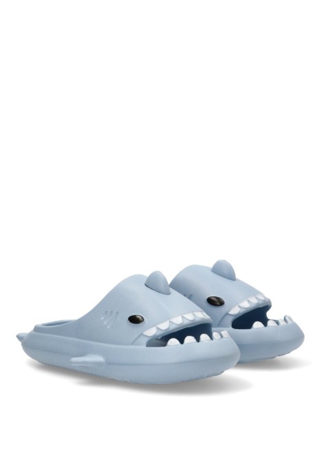 Chanclas tiburón niño originales azul