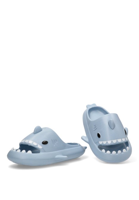 Chanclas tiburón niño originales azul