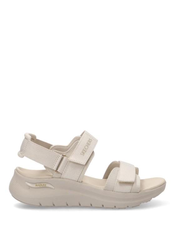 Sandalia mujer SKECHERS 119465 beige