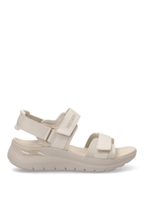 Sandalia mujer SKECHERS 119465 beige