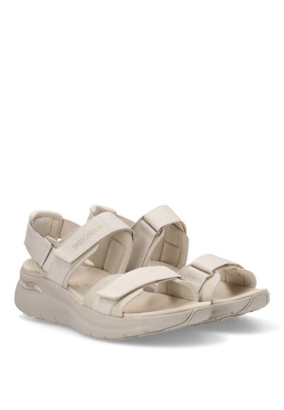 Sandalia mujer SKECHERS 119465 beige