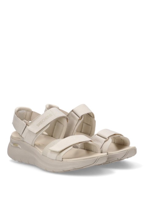 Sandalia mujer SKECHERS 119465 beige