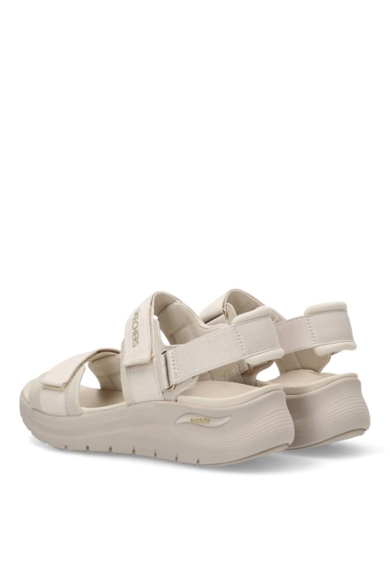 Sandalia mujer SKECHERS 119465 beige