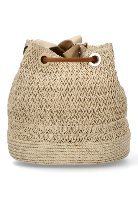 Bolso bandolera pequeña mujer Luna Collection trenc beige