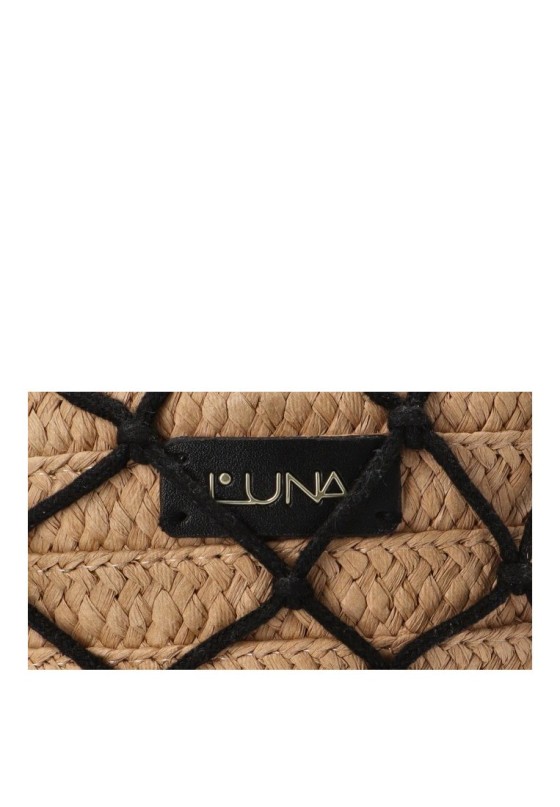 Bolso bandolera pequeña mujer Luna Collection sa coma negro