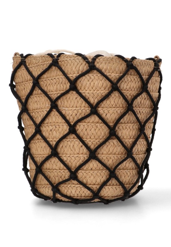 Bolso bandolera pequeña mujer Luna Collection sa coma negro