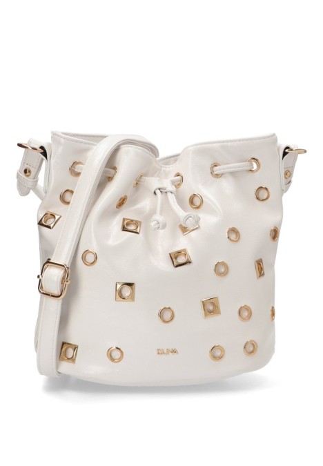 Bolso mujer LUNA DK galdana blanco