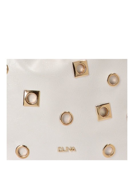Bolso mujer LUNA DK galdana blanco