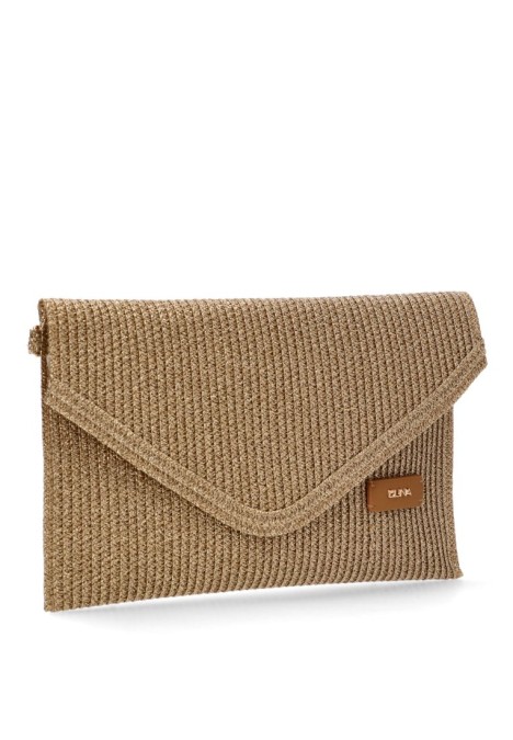 Bolso mano mujer Luna Collection agulla oro