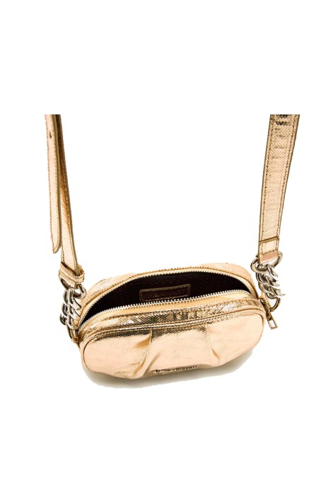 Bolso bandolera pequeña mujer MARIA MARE bobby platino