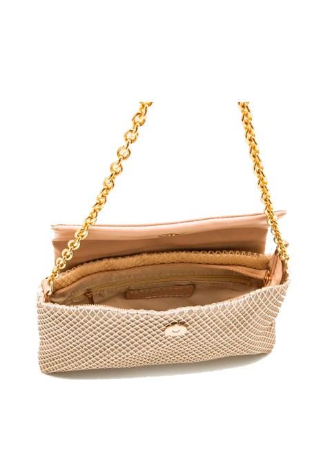 Bolso bandolera pequeña mujer MARIA MARE donia2 natural