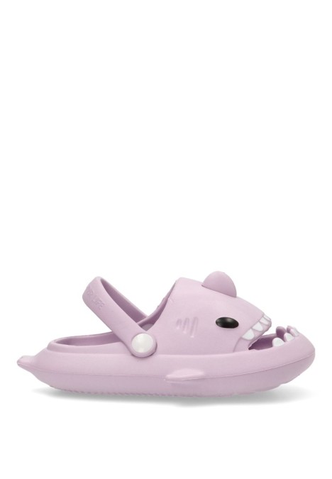 chanclas niña tiburón niña lila