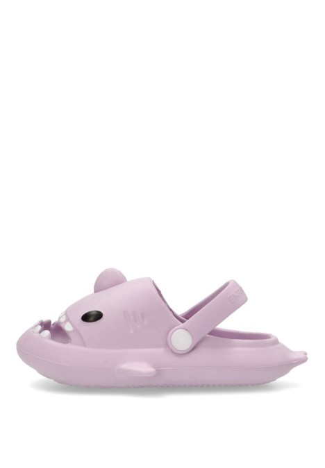 chanclas niña tiburón niña lila