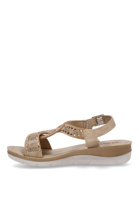 Sandalia mujer Luna Collection bv43 platino