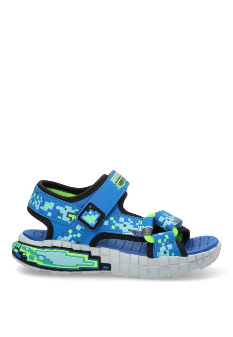 Sandalia niño SKECHERS 402161l azul