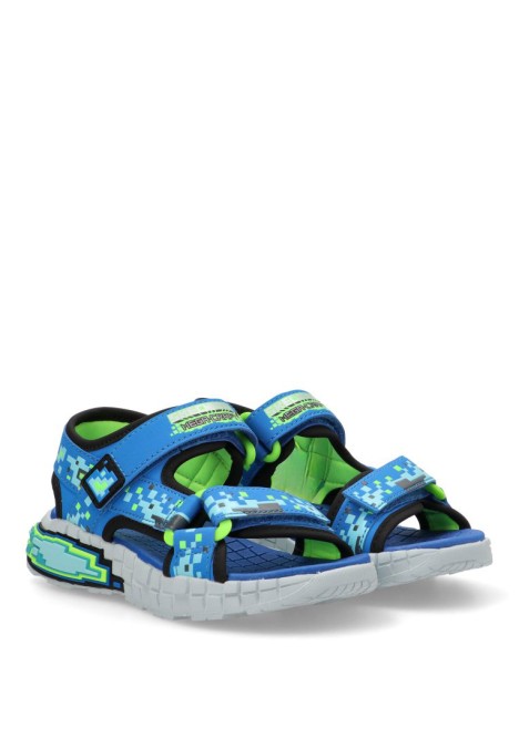 Sandalia niño SKECHERS 402161l azul