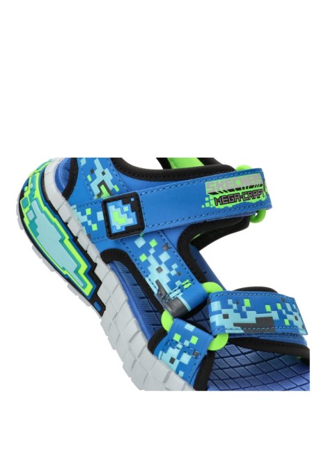 Sandalia niño SKECHERS 402161l azul