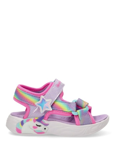 Sandalia niña SKECHERS 303107l rosa