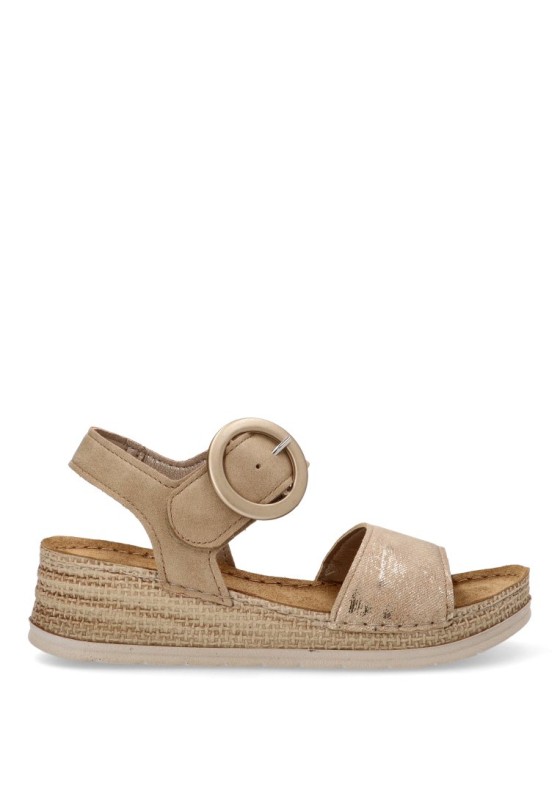 Sandalia mujer Luna Collection rv13 beige